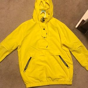Yellow windbreaker